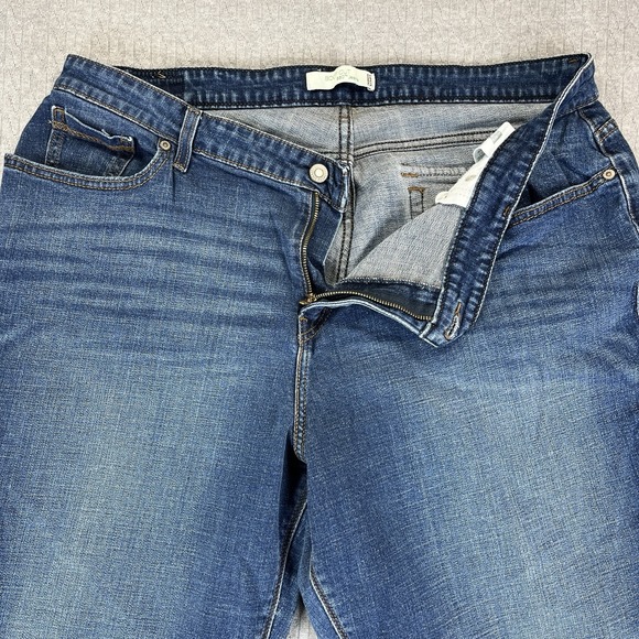 Levi's 580 Bootcut High Rise Jeans Women 20M/36X30 1/2 Flap Pocket medium wash - Picture 10 of 11